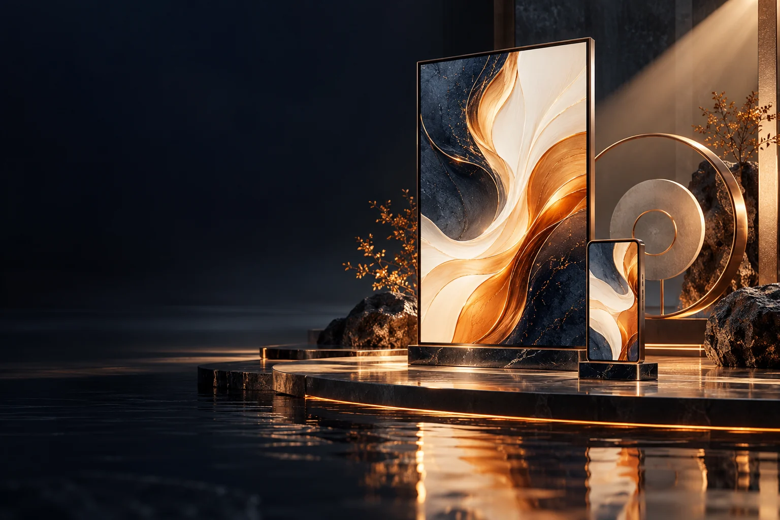 Original Digital advertising editorial artwork